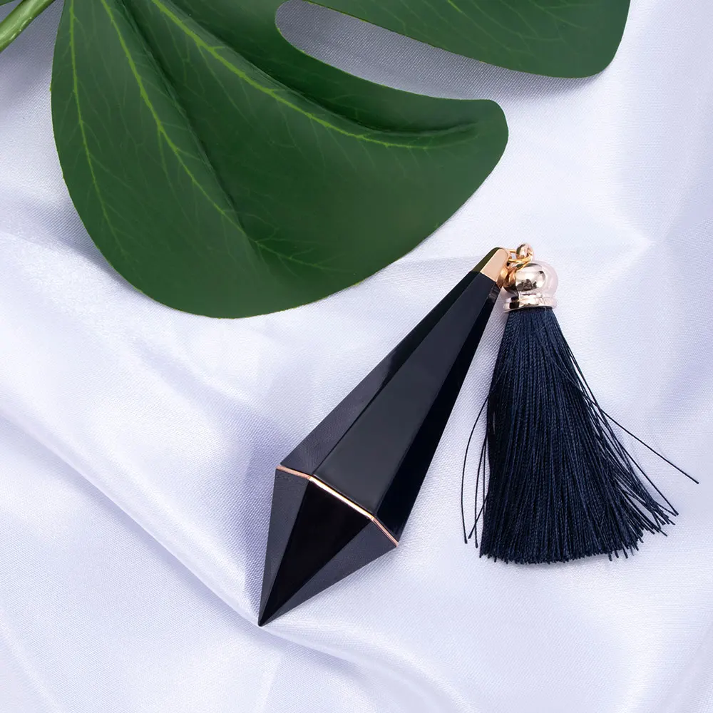 1 шт. пустой Магнитный тюбик для помады Алмазный темно-синий бальзама губ