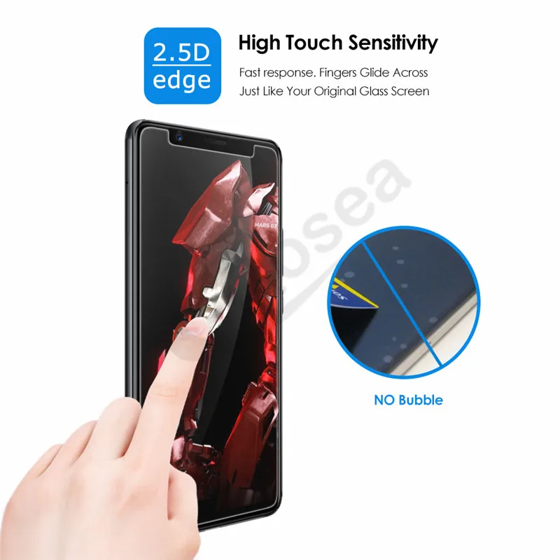 (2 шт) протектор экрана для zte Nubia Red Magic Mars закаленное стекло 9 H Ультра прозрачная