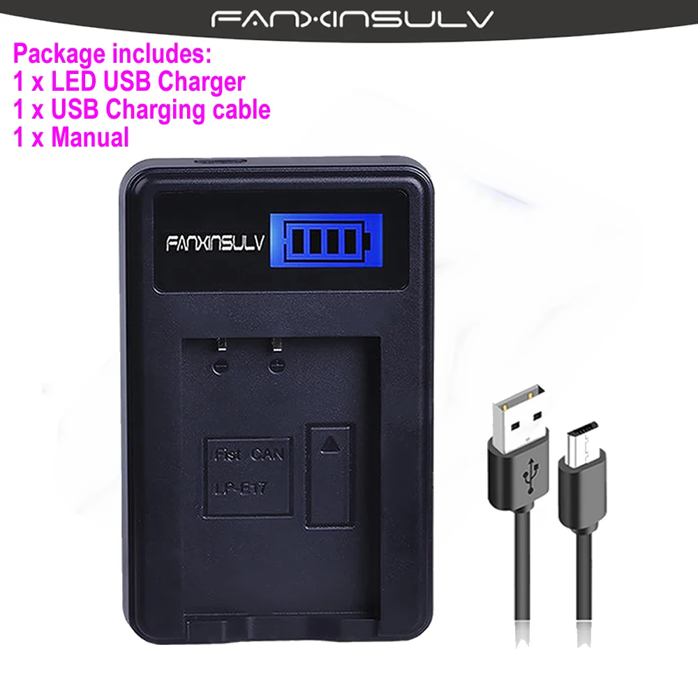 LP-E17 зарядное устройство с ЖК-дисплеем и USB для аккумуляторов LP E17 Canon eos 200D M3 M5 M6 77D