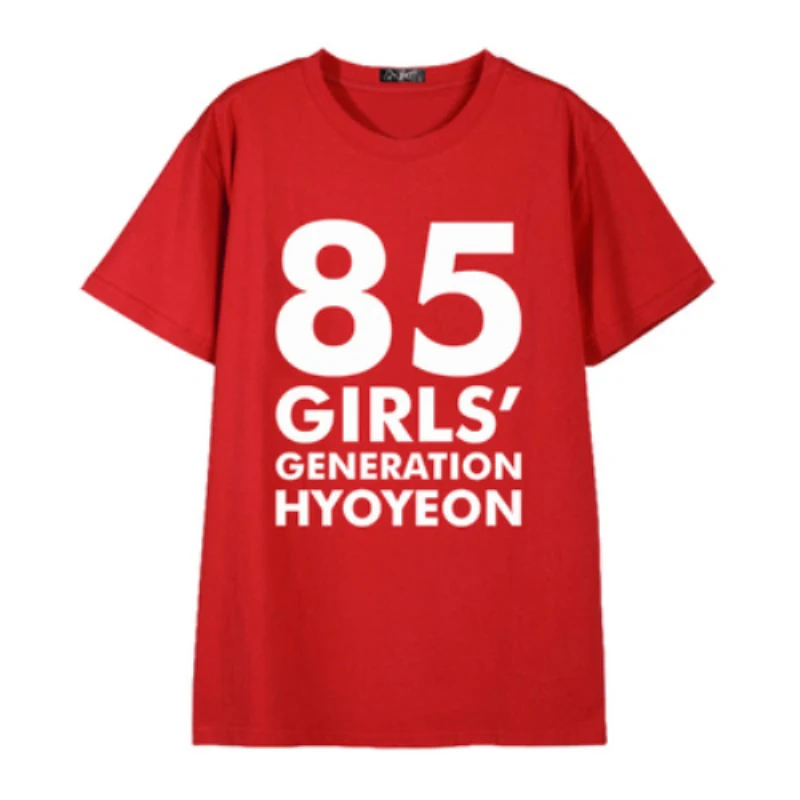Mainlead KPOP для девочек поколение футболки SNSD футболка TaeYeon Yoona унисекс