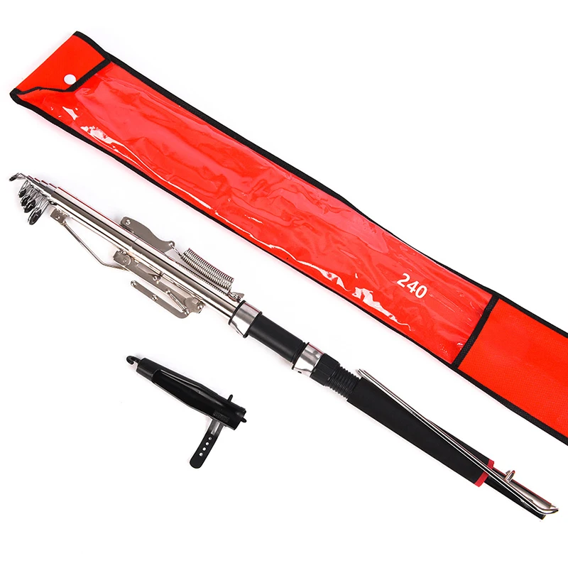 

Upgraded FRP Self-lifting Sea Fishing Rod 2.1m 2.4m 2.7m Spinning Telescopic Automatic Fishing Pole Outdoor Fishing Accessories