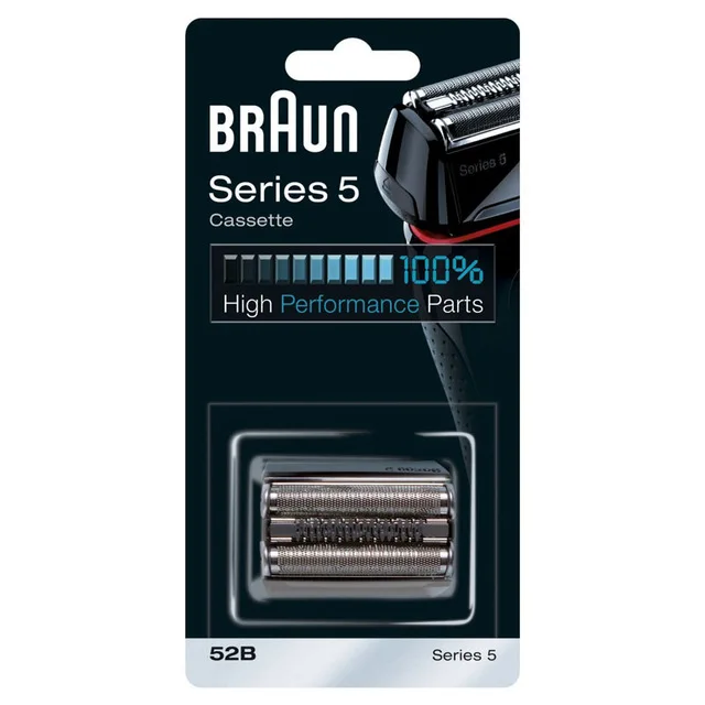 Мужская электробритва Braun Series 5 5030 s, электрическая бритва foil, прецизионный триммер, перезаряжаемый и беспроводной, комфортный - Цвет: Braun 52B Head