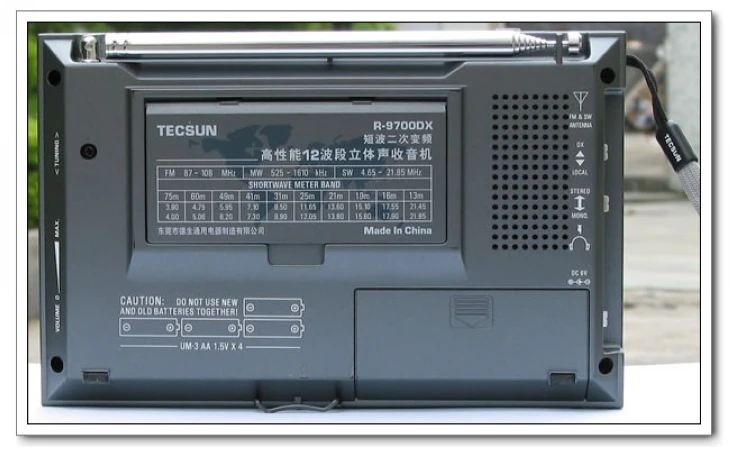 TECSUN R-9700DX оригинальная гарантия SW/MW Высокая чувствительность World Band радиоприемник с динамиком