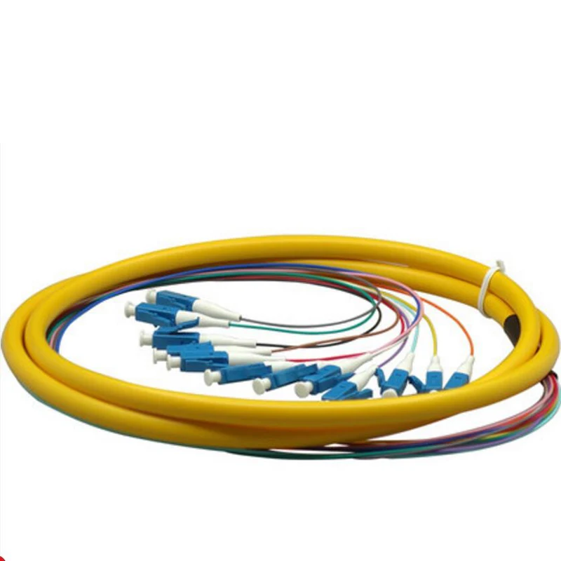 LC 12 ядер водонепроницаемый оптоволоконный Оптический Шнур/свиной
