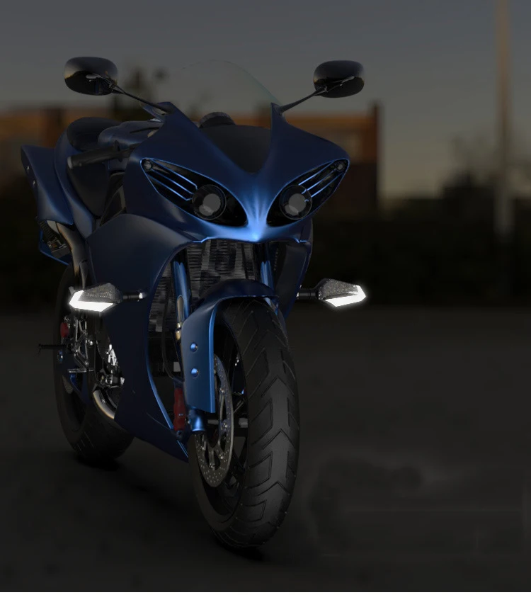 2 шт./пара универсальные мотоциклетные дневные ходовые огни и сигнальные