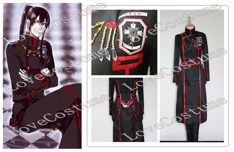Костюм для косплея Yuu Yu Kanda серого цвета|costume bride|tailor made car matstailor suit |