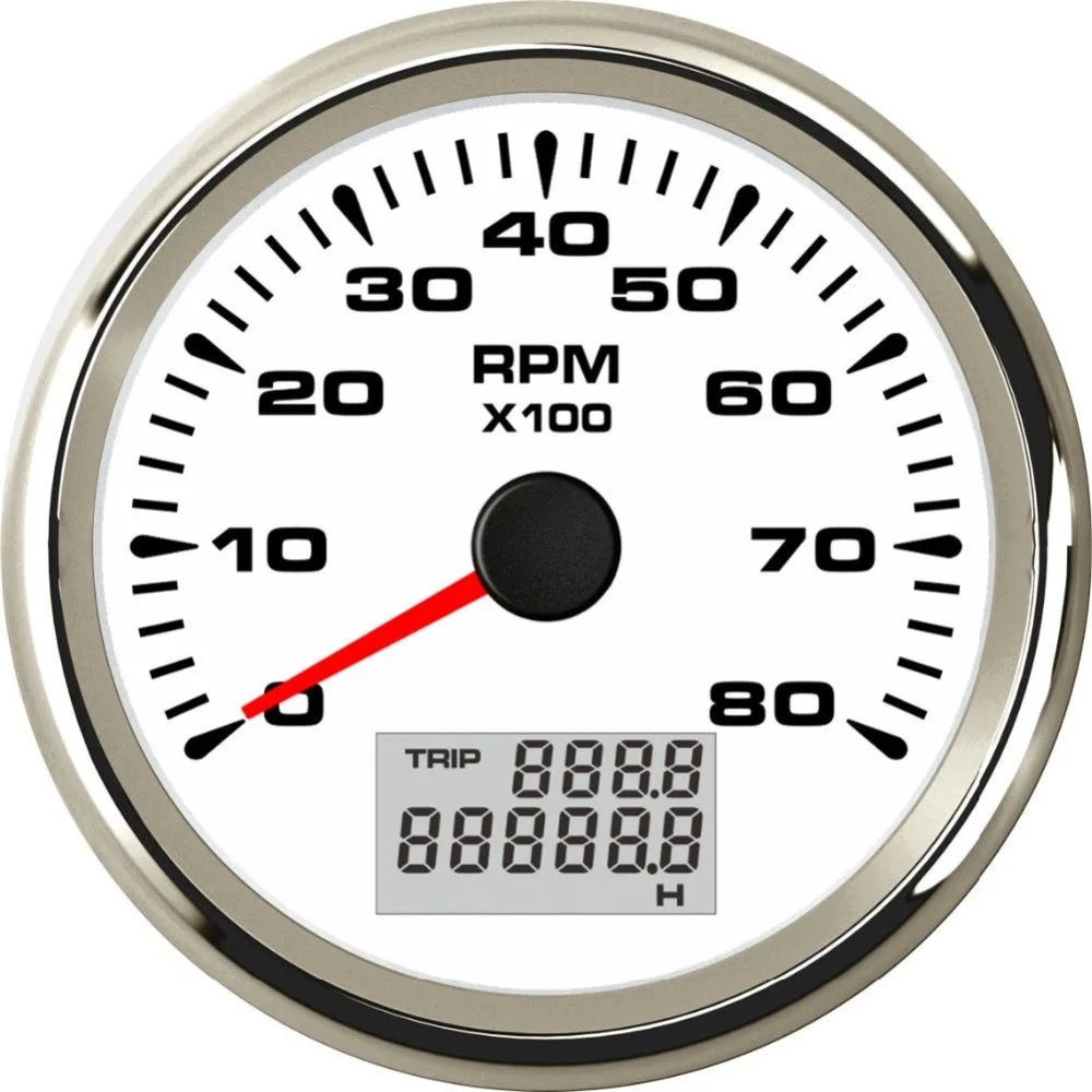 1 предмет Новинка Тип 0 8000RPM Тахометр измерительные приборы модификации 85 мм ЖК
