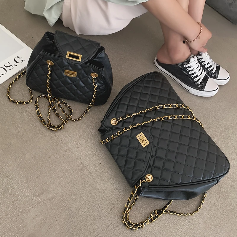Large Shoulder Bag Women Travel Bags Leather Pu Quilted Bag Female Luxury Handbags Women Bags Designer Sac A Main Femme