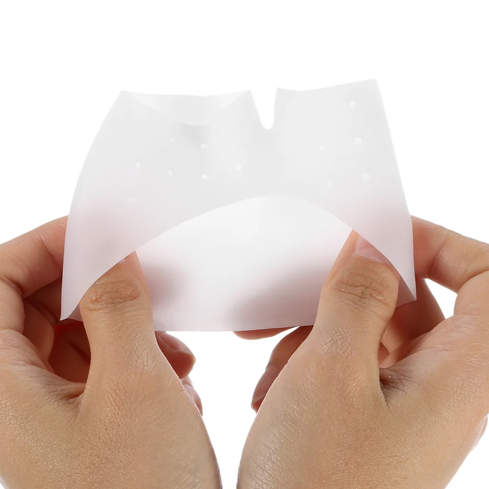 1 пара силиконовых гелевых подушечек для пальцев ног с открытым носком подушки