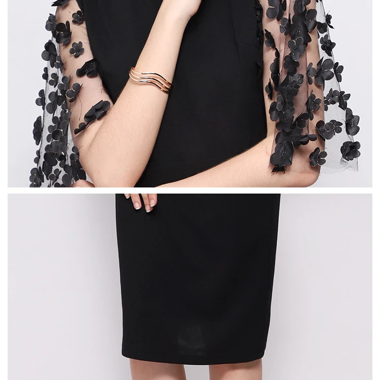 Платье Карандаш однотонное с коротким рукавом в винтажном стиле|Женские платья| |