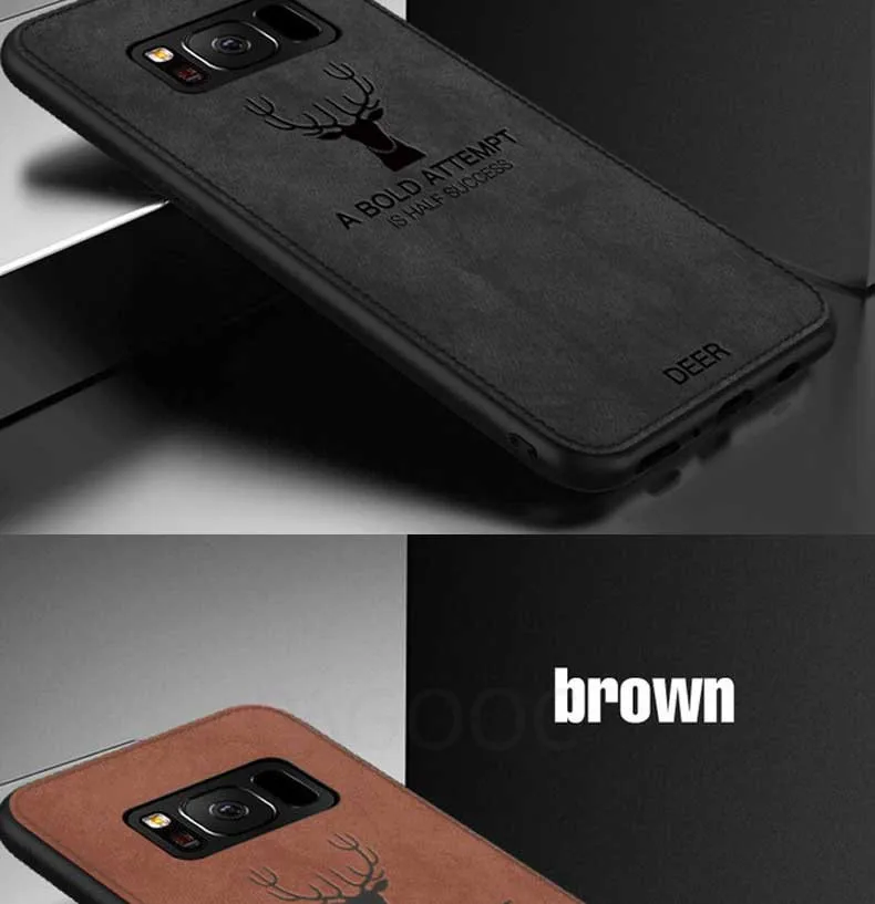 Деловой Мягкий тканевый чехол на заднюю панель для samsung Galaxy S8 S9 A6 A8 Plus S8 S9 противоударный чехол для samsung Note 8 9 чехол для телефона