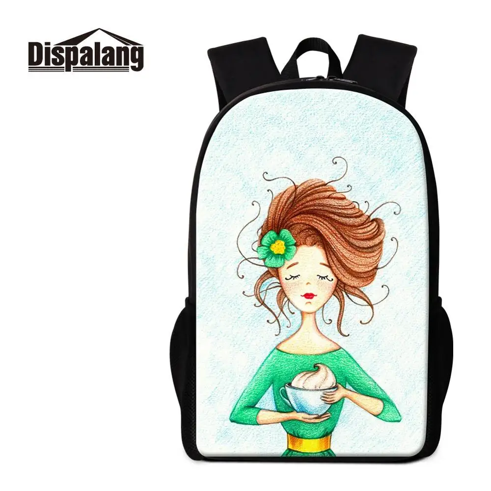 

Lady Style Cute Cartoon Ballet Patterns Personalized School Bag for Teenager Primary Students Bookbag Girls Day Pack Mochilas