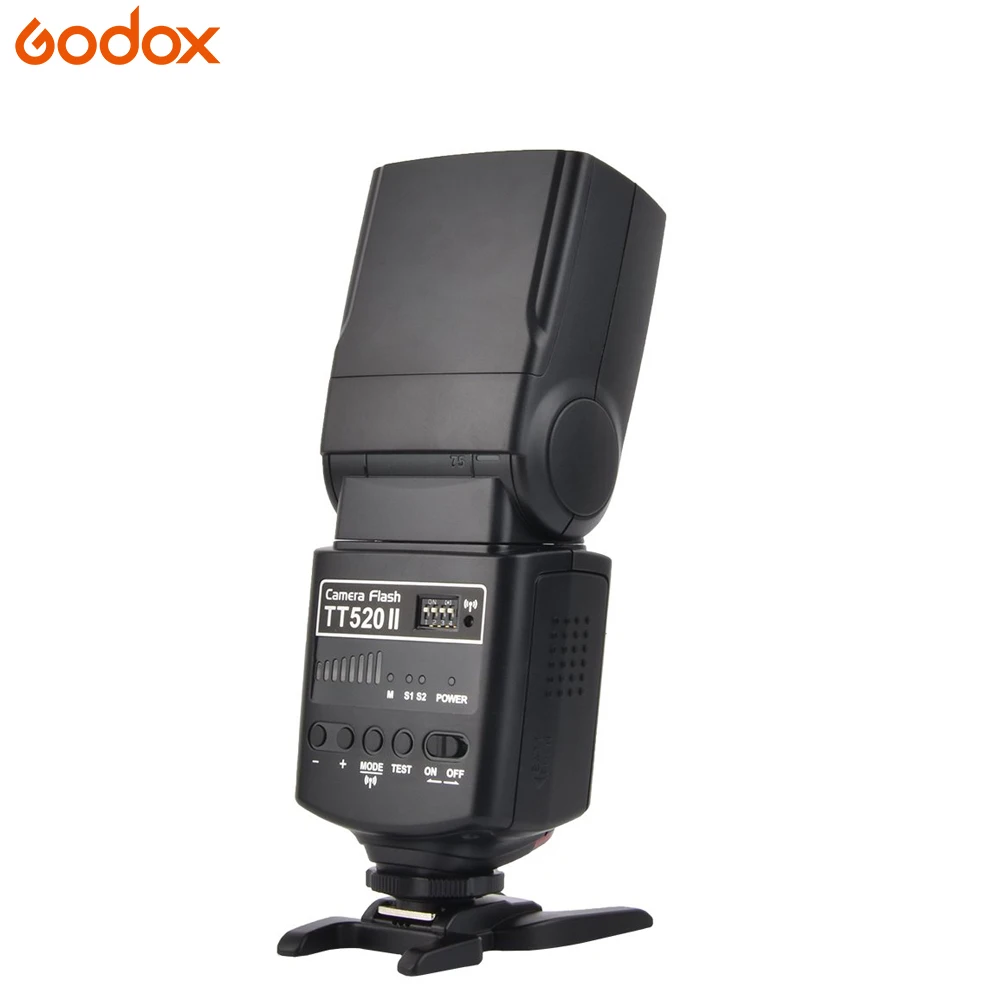 Godox TT520 II Flash TT520II со встроенным беспроводным сигналом 433 МГц+ набор цветных фильтров для цифровых зеркальных камер Canon Nikon Pentax Olympus