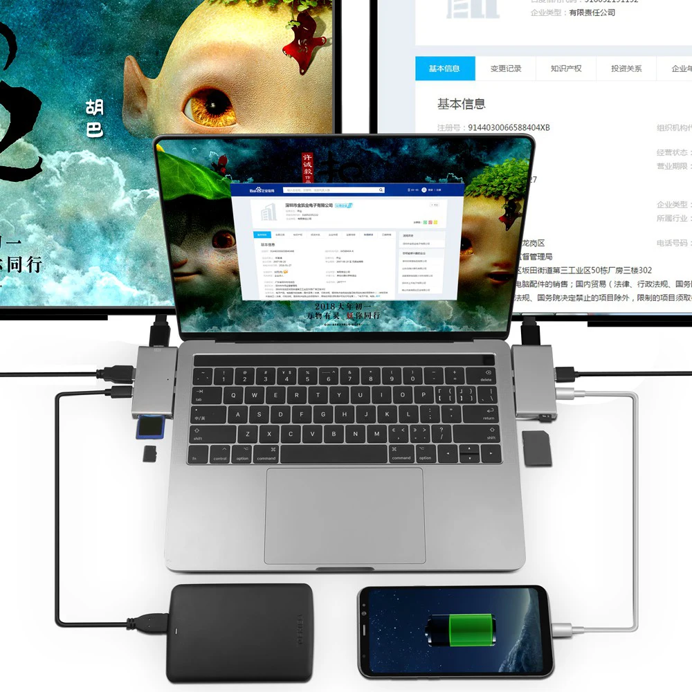 5 в 1 двойной USB-адаптер для чтения SD-и TF-карт | Компьютеры и офис