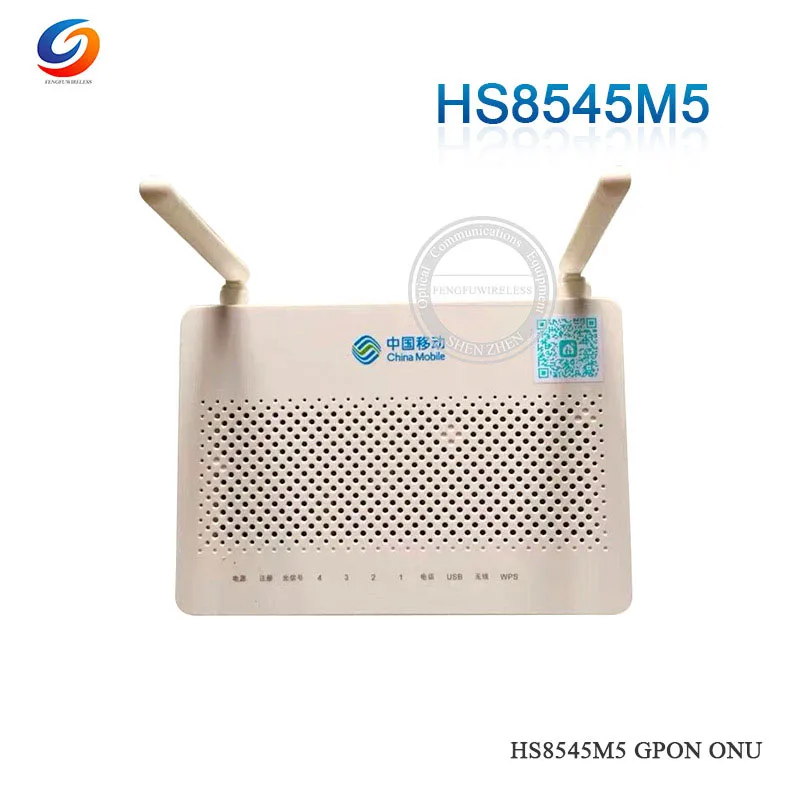Оригинальный Новый Hua Wei GPON ONU ONT FTTH Fibra Optica HS8545M5 роутер 1GE + 3FE 1TEL USB Wifi мини размер