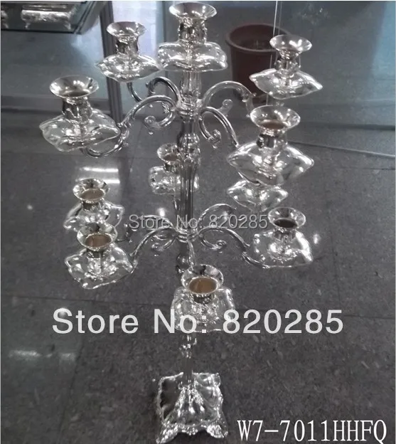 Самый высокий канделябр в центр стола 105 см высота 11 ламп подсвечник вечерние или