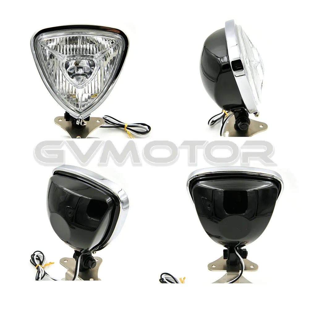 12 V/55 W H3 DEUS винтажные мотоциклетные треугольные светодиодные декоративные