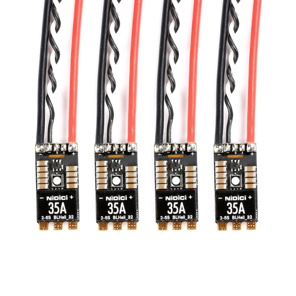 HAKRC 35A бесщеточный ESC BLHeli_32 бит от 2 до 5 лет Размеры S электронные Скорость