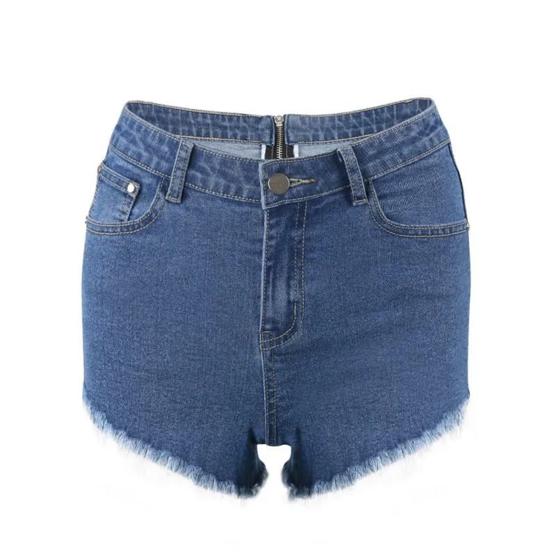 2018 женские короткие Новые Модные Винтажные рваные джинсовые шорты с застежкой