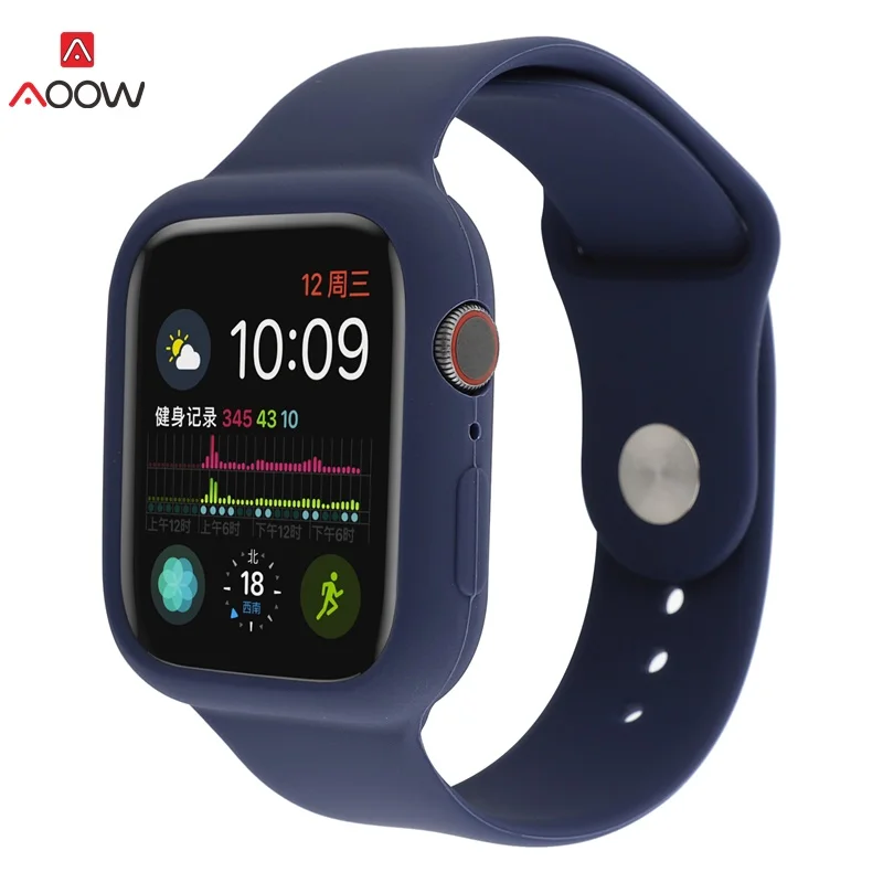 Одежда высшего качества силиконовые ремешки для часов для iwatch 4 3 2 1 модные спортивные браслет ремень Apple Watch 42 мм 38 40 44