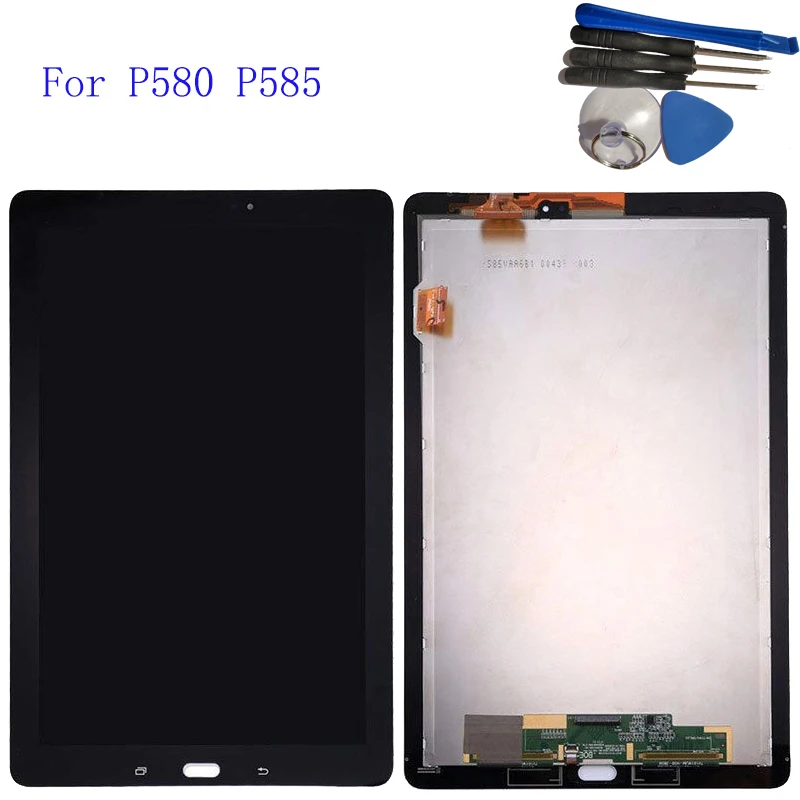 10 1 &quotдля samsung Galaxy Tab A 2016 P580 P585 сенсорный экран дигитайзер ЖК-дисплей в сборе для