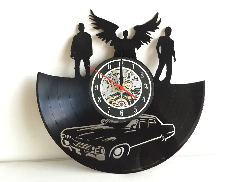 Сверхъестественный дизайн виниловые часы для записей домашний декор