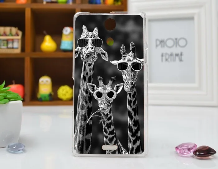 Горячая Новая мода diy Красочные животные мультфильм печати Жесткий чехол для SONY Xperia ZR C5502 C5503 M36h