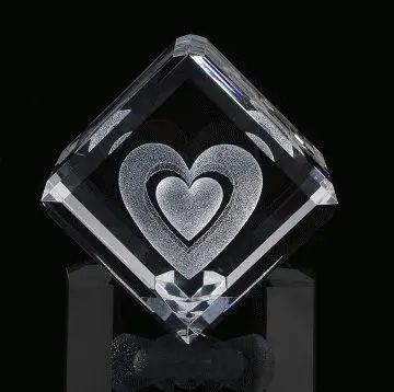 

K9 Blank Optical Glass Crystal Cube High Quality Crystal Paperweight