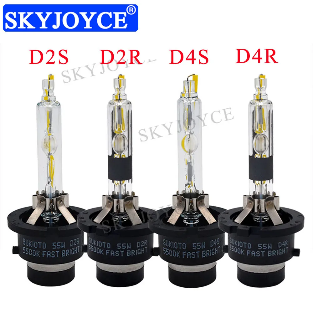 SKYJOYCE быстрая яркая 55 Вт D2S D2R D4S D4R HID лампа для балласт комплект 5500 к белый