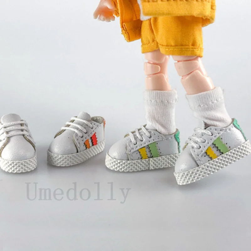 1 пара внутри 2,3 см милые мини кукольные кроссовки обувь для Blyth, Holala, Ixdoll, 1/12 bjd, OB 11 Аксессуары для кукол