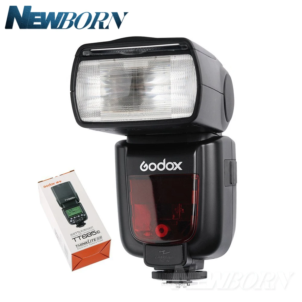 Беспроводной передатчик Godox TT685C с TTL камерой 2 4 ГГц высокоскоростной 1/8000s GN60 + Xpro C