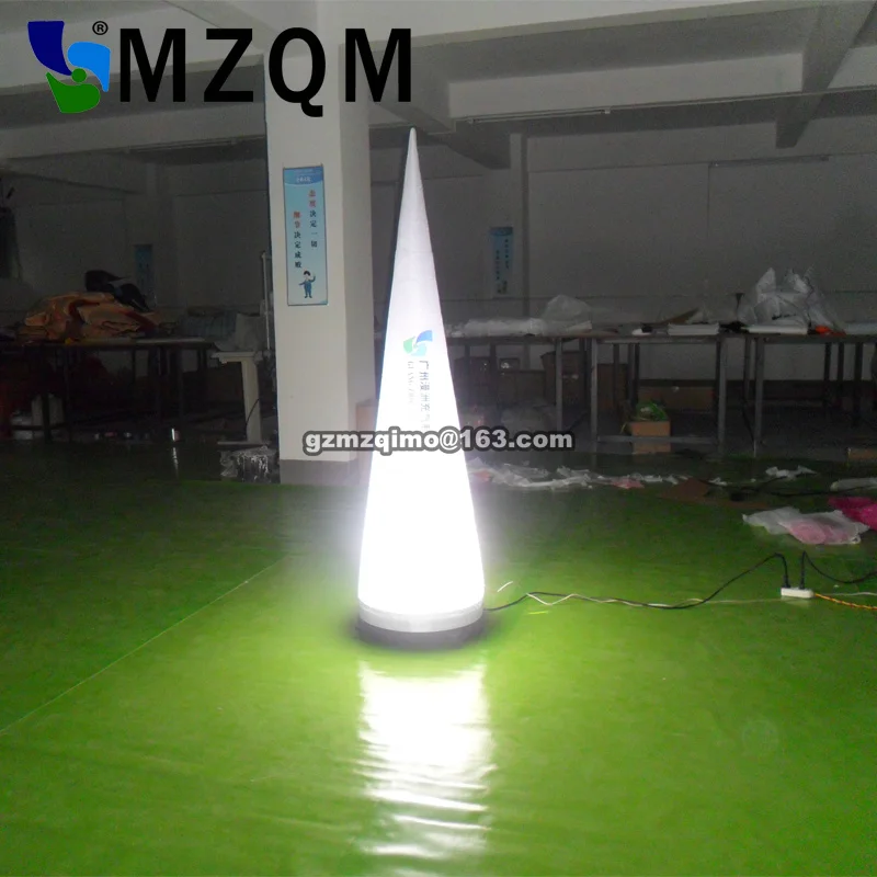MZQM светодиодный светильник ing 2 м надувной конус для свадебной вечеринки