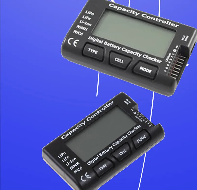 2 шт. цифровой тестер заряда батареи Проверка емкости RC CellMeter 7 для LiPo LiFe Li-Ion NiMH Nicd |