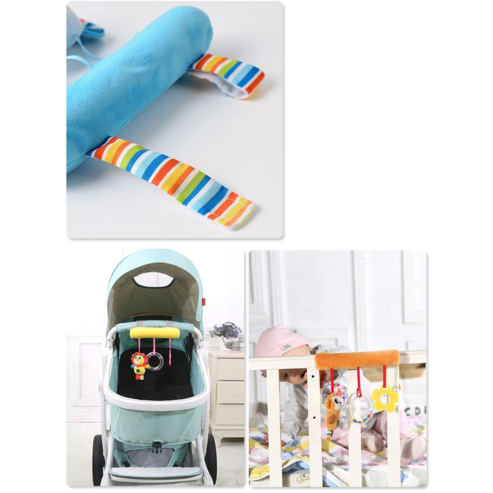 Детские погремушки Bed Bell Игрушки Детская коляска с рисунками зверей из