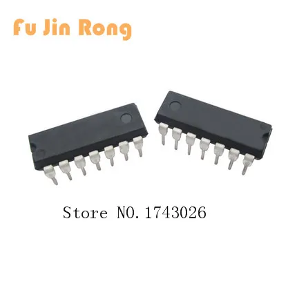 Оригинал 20 шт./лот CD4012BE CD4012 DIP14 двойной 4 вход NAND gate SMD IC | Электронные компоненты и