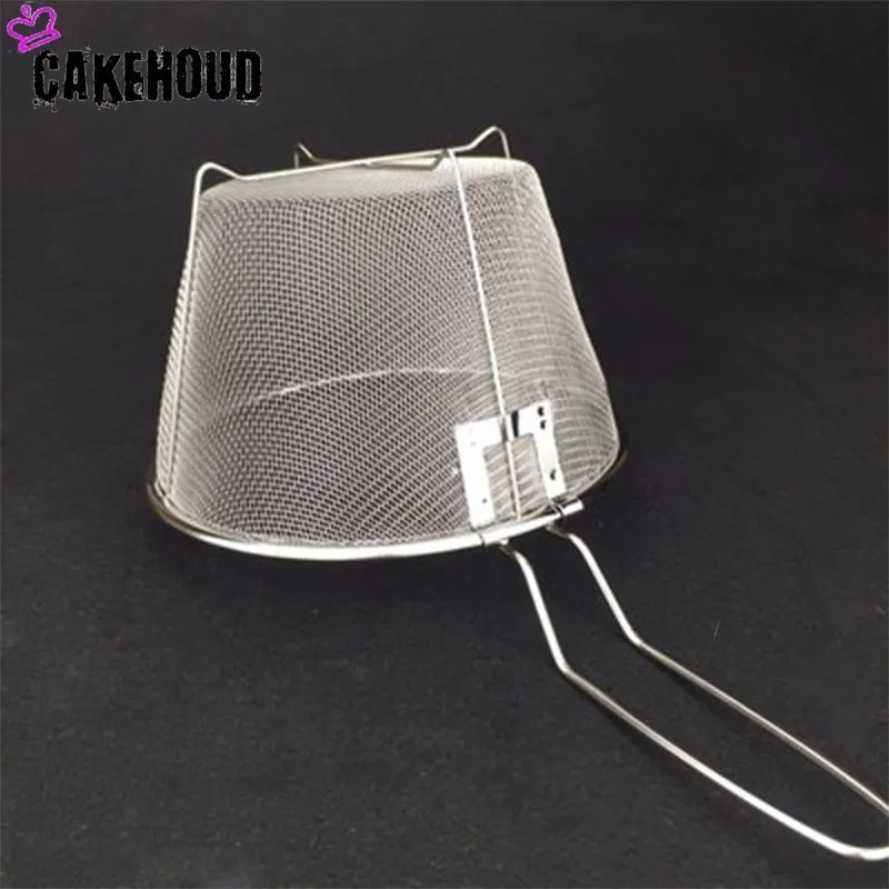 CAKEHOUD кухонные инструменты для приготовления пищи из нержавеющей стали, корзина для жареной пищи, дуршлаг для жареной курицы, картофеля, фильтр, корзина для приготовления пищи, сито