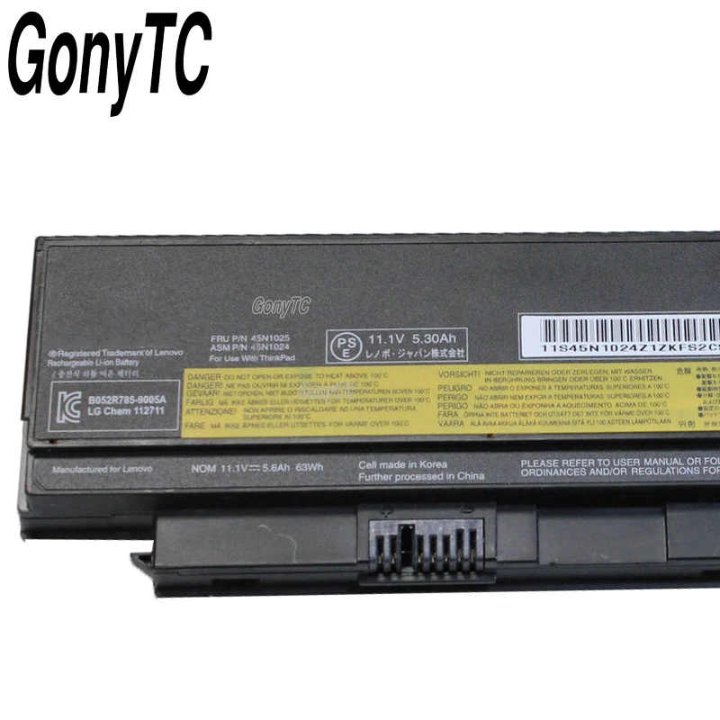 Оригинальный аккумулятор 45N1025 для ноутбука Lenovo Thinkpad X230 Japanese Cell X230i X220 X220I X220S 45N1024