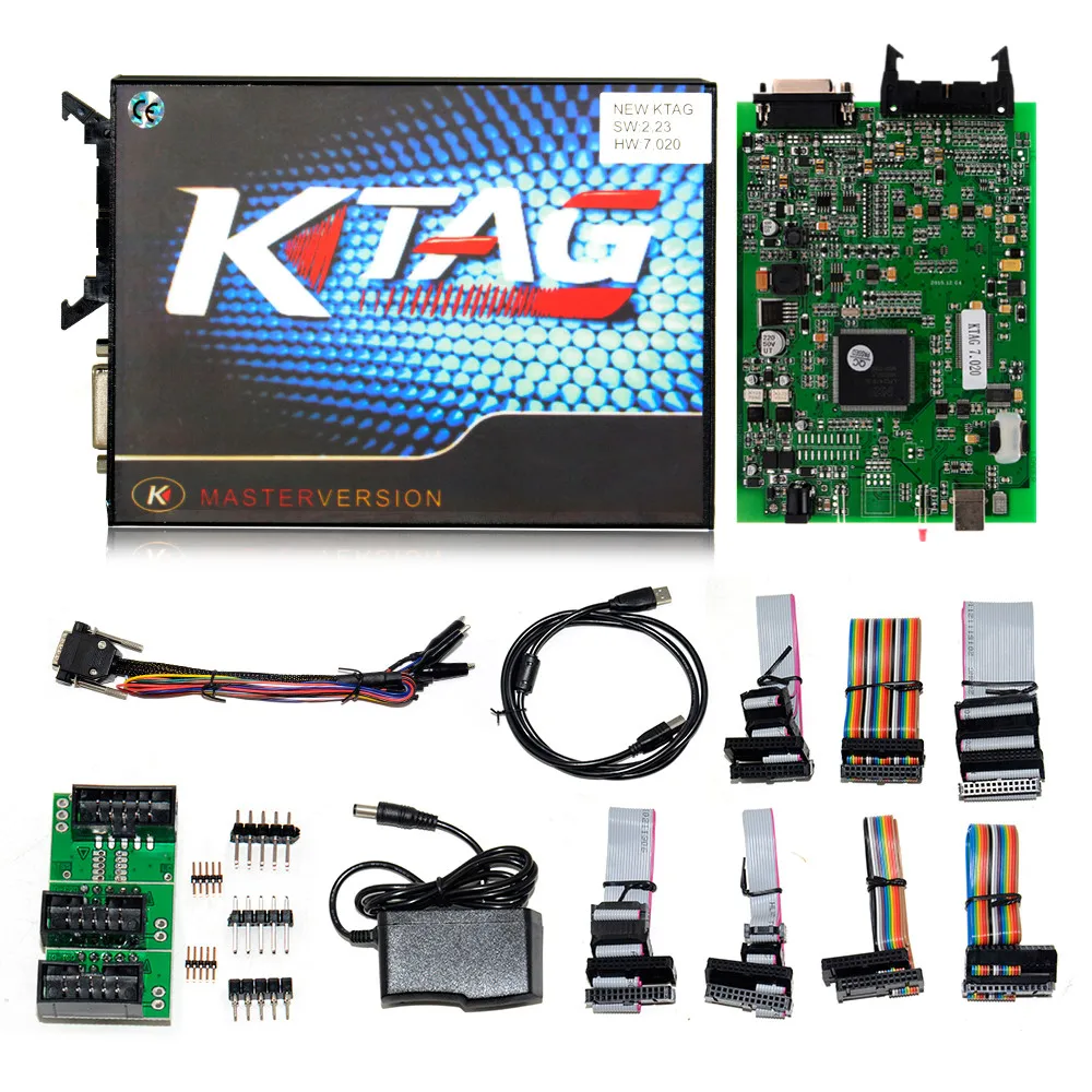 Ktag V7.020 V2.23 ECU чип тюнинг программирующий инструмент KESS V5.017 без ограничения Токена