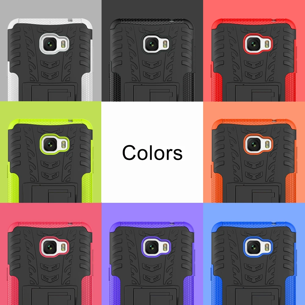 For Cover Samsung Galaxy C7 Pro Case C7010 Hard Rubber Silicone Phone for |