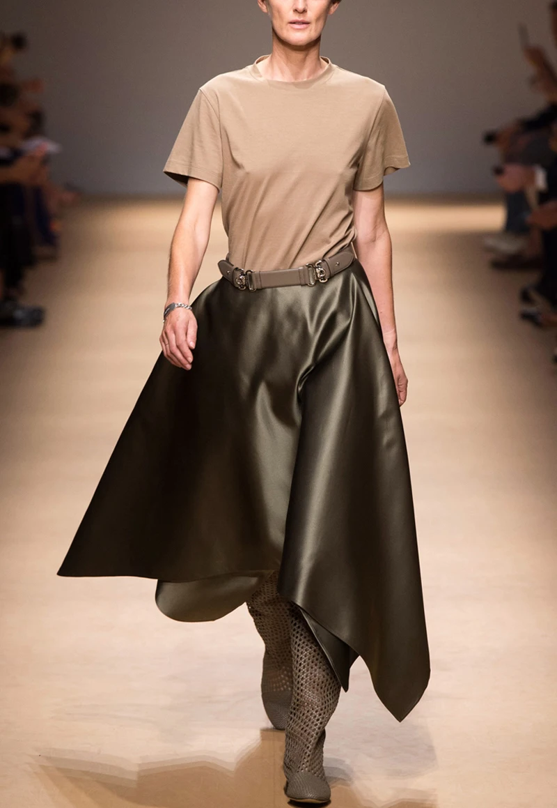 Модные женские комплекты из двух предметов однотонная Повседневная футболка с