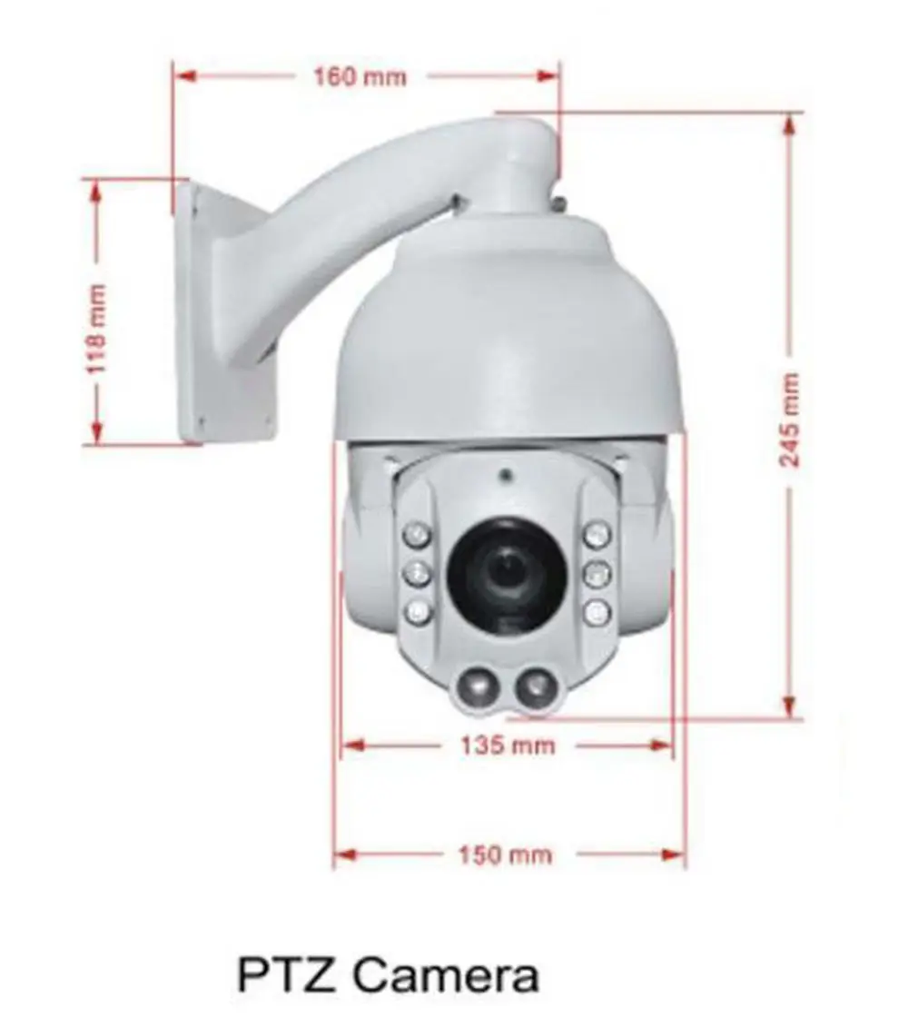 SONY 291 1080 P 2MP 20X зум Беспроводной Wi Fi 100 м ИК PTZ Скорость купольная ip камера Камера sd