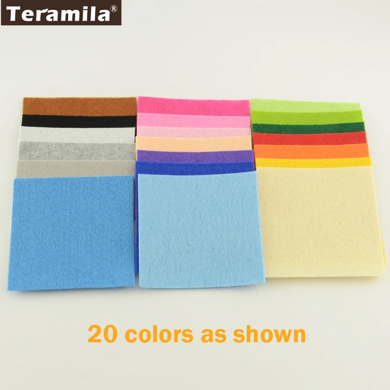 Полиэстер Фетр Ткань пакет ткань DIY ручной работы Вышивание Дизайн и декор