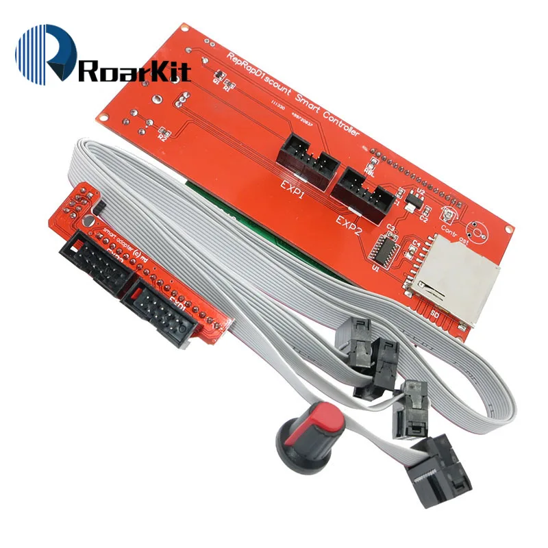 Продвижение 3D Принтер Комплект Reprap умные Части контроллер дисплей Ramps 1 4 2004 ЖК