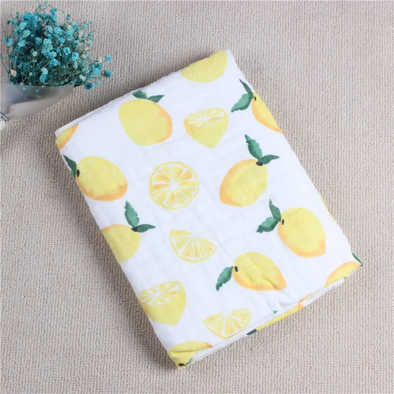 

6 Layers Cotton Gauze Baby Blankets Newborns Swaddle Breathable Infant Bath Towel Bedding Quilt Baby Blanket Warm Swaddle Wrap