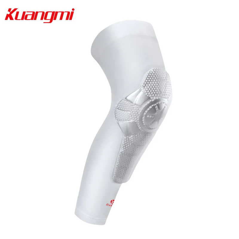 Kuangmi 1 шт. супер-обернутые наколенники баскетбольные спортивные на колено поддержка баскетбол Rodilleras наколенник ноги икры рукав компрессия