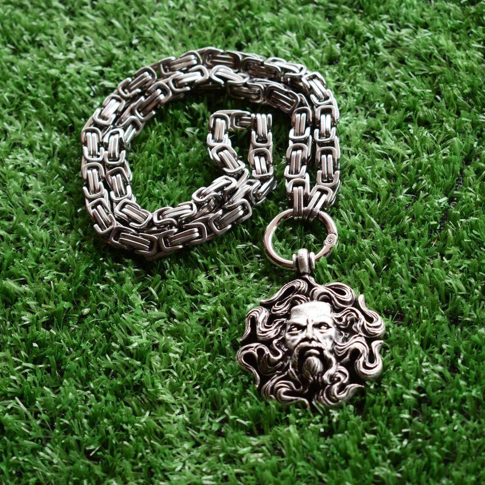 SanLan 1 шт. Norse Arrior Подвеска славянский оберег боевое ожерелье амулет-талисман с цепочкой из нержавеющей стали