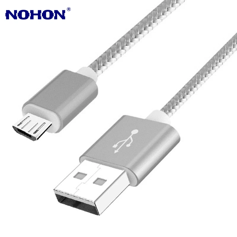 2 м 3 м Micro usb кабель для передачи данных для samsung Galaxy Note 2 4 S4 S6 S7 Edge металлический Плетеный usb кабель для зарядки телефона Android