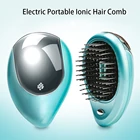 Ионная Щетка для волос, портативная электрическая щетка для волос, Антистатическая Волшебная Массажная расческа для волос с отрицательными ионами, стайлер для завивки волос, Прямая поставка
