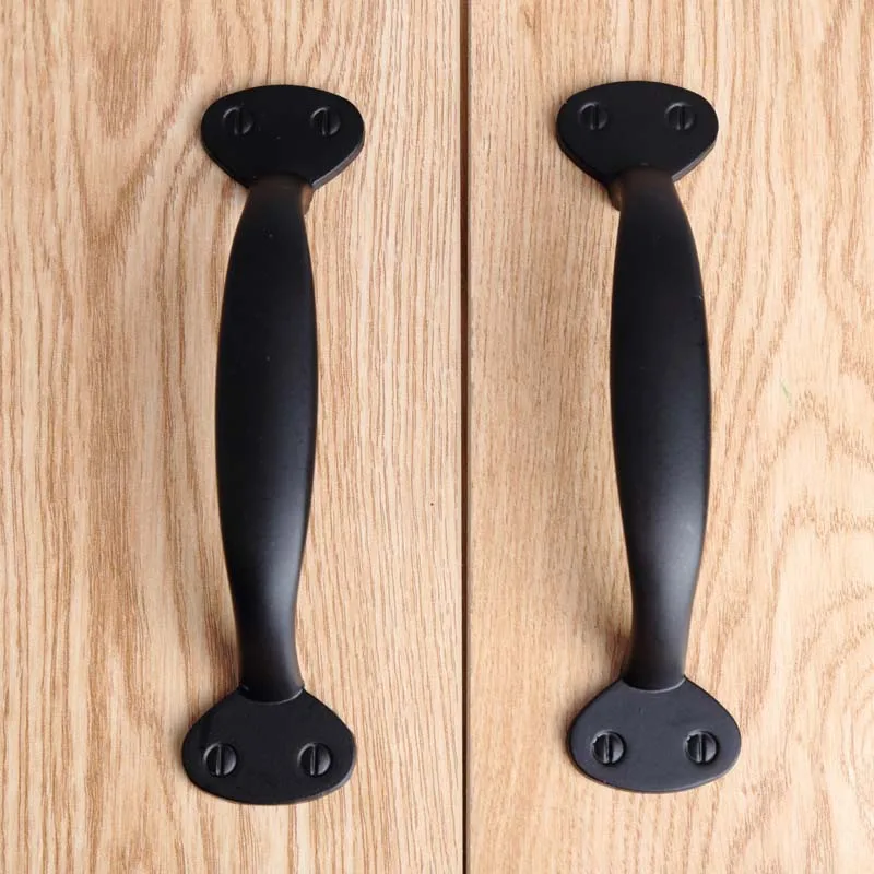 96mm modern simple black furniture decoration handles antique dresser kitchen cabinet door matte drawer knob | Ручки шкафа