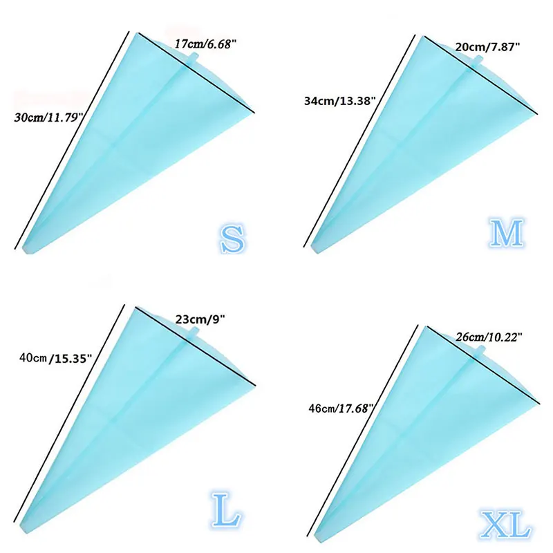 Силиконовый многоразовый инструмент для украшения торта S/M/L/XL|cake decorating tools|decorating